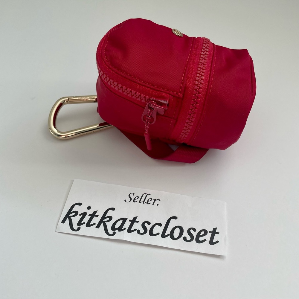 🆕 DARK RED/GOLD **ASIA RELEASE** NWT lululemon city adventurer backpack nano - Picture 3 of 10